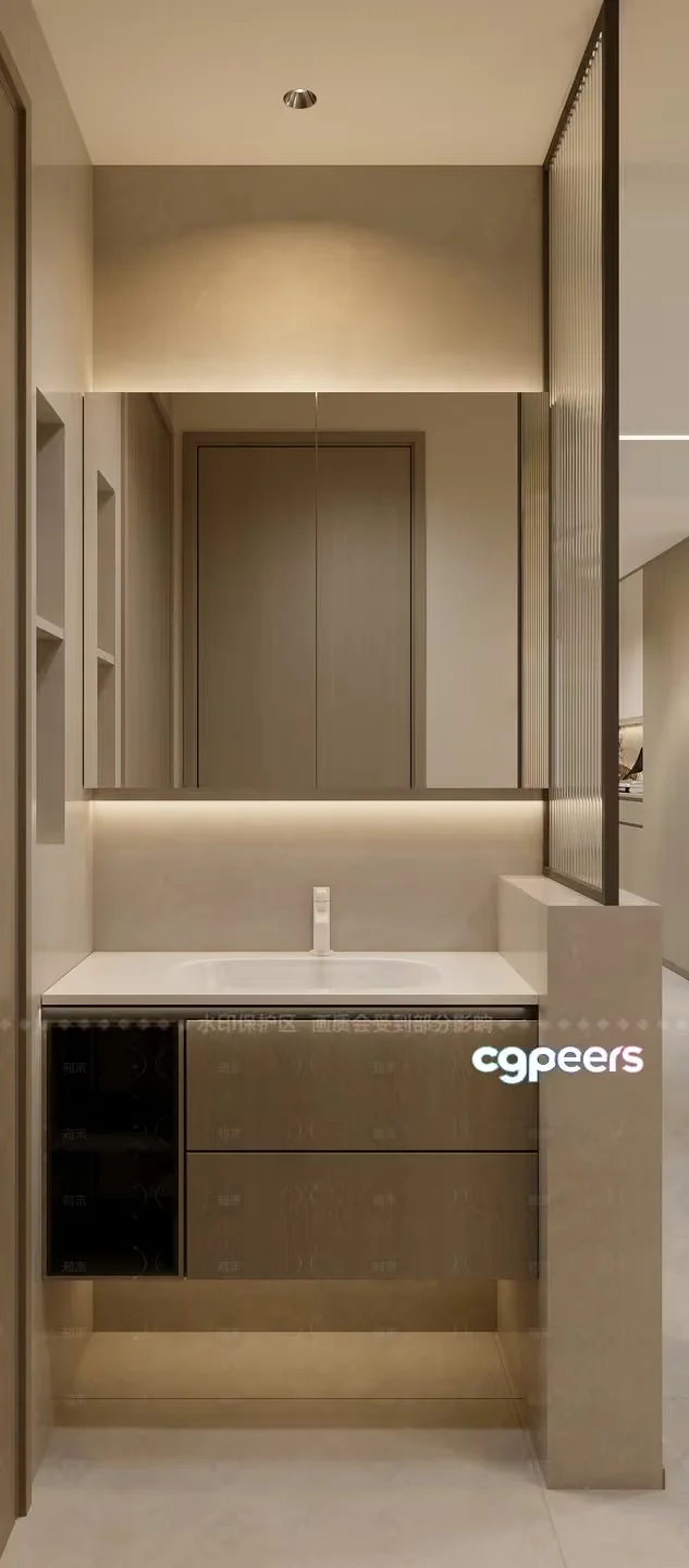 Modern Bathroom Sink 3D Model – 10942 – VRAY Render