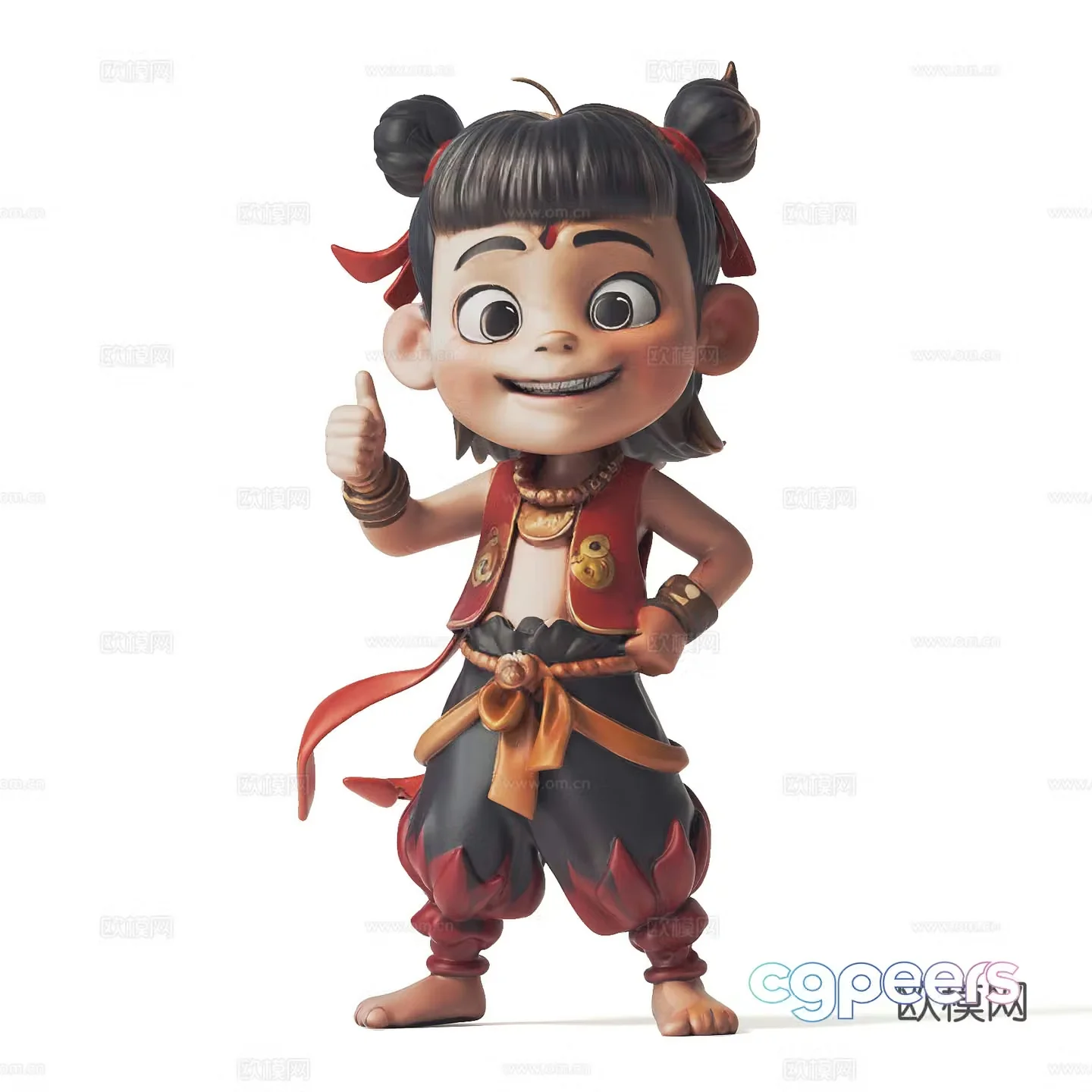 Modern Nezha ornament 3D model