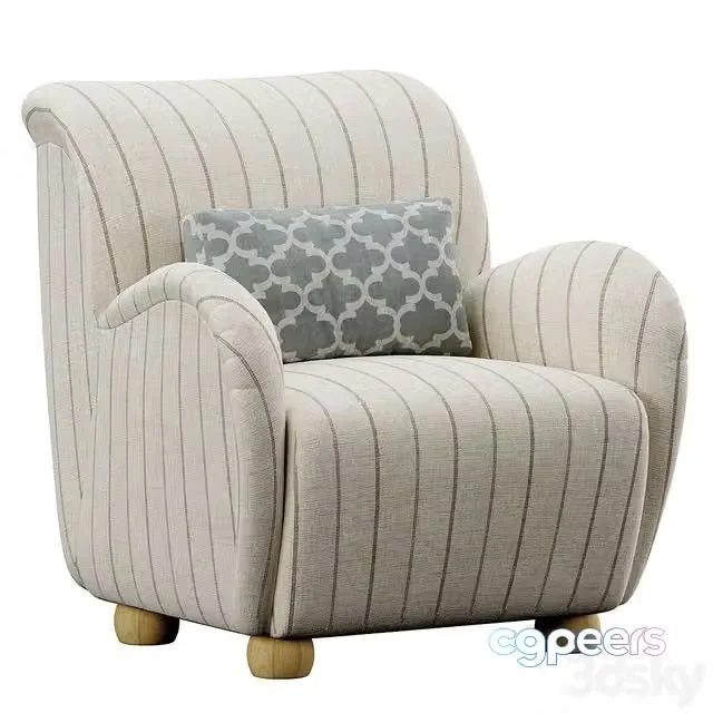 3ds Max Free – Baird Accent Chair