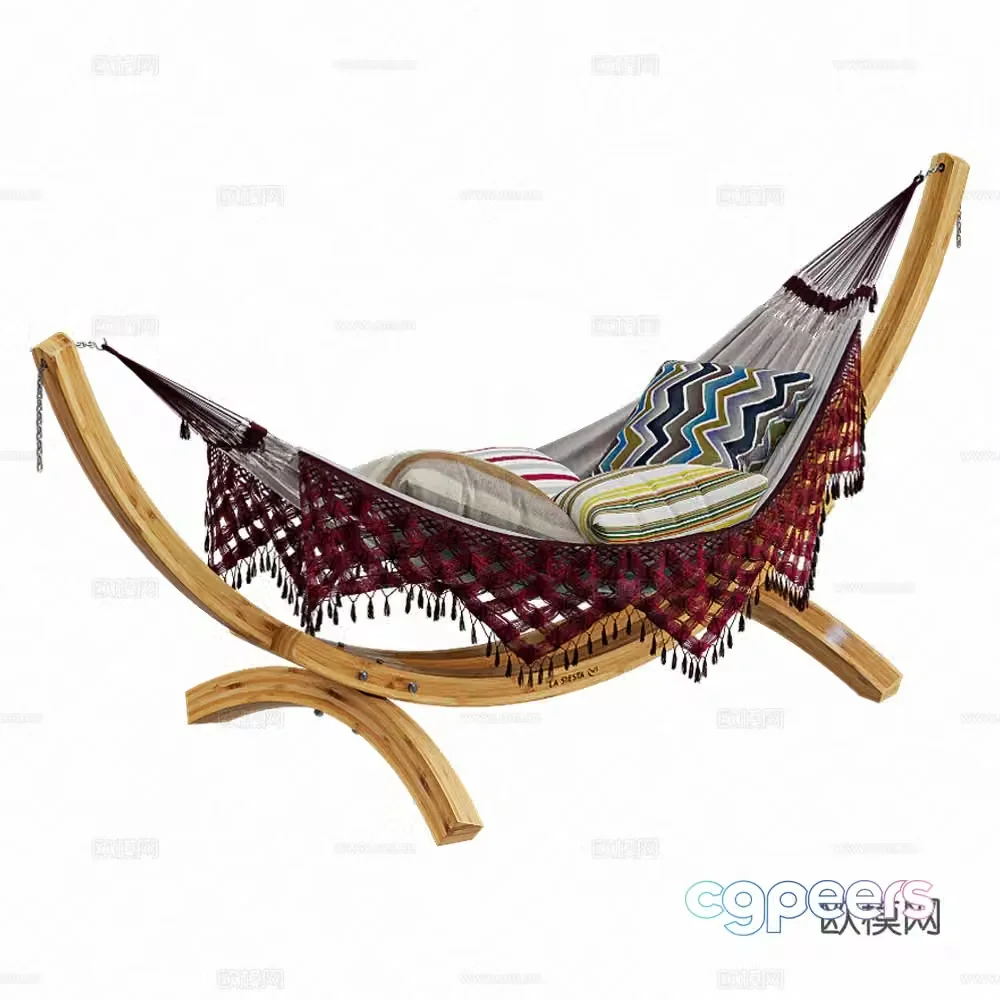 Modern Hammock Casual Hammock 3d Model