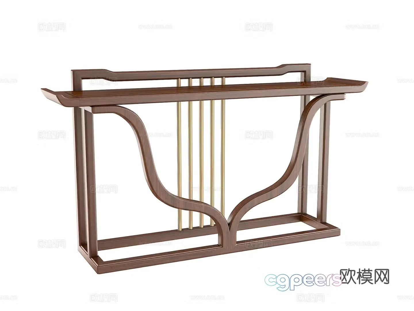New Chinese style entrance 3D model