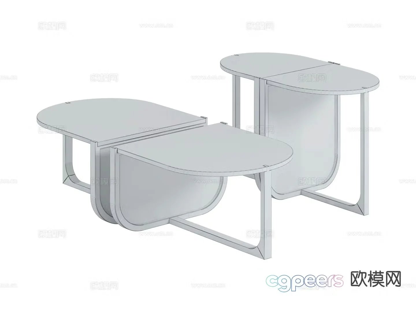 visionnaire coffee table 3d model