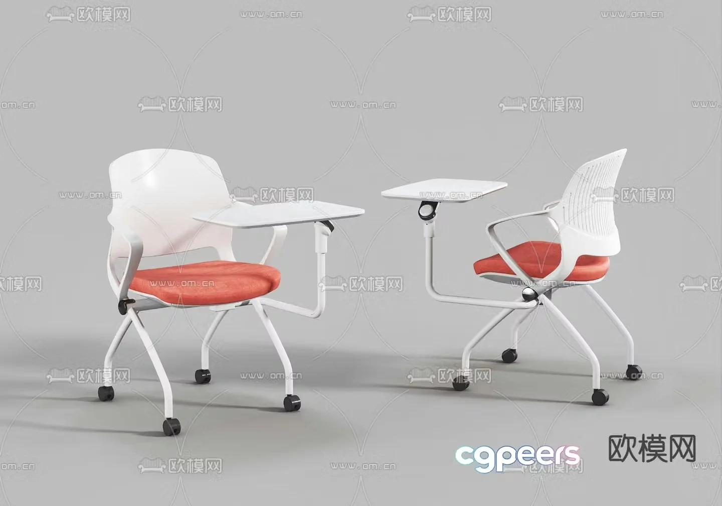 Office chair training chair conference chair 3d model