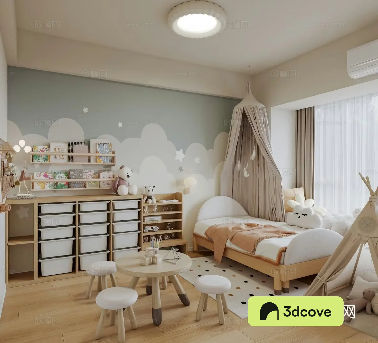 Creamy children’s room children’s room