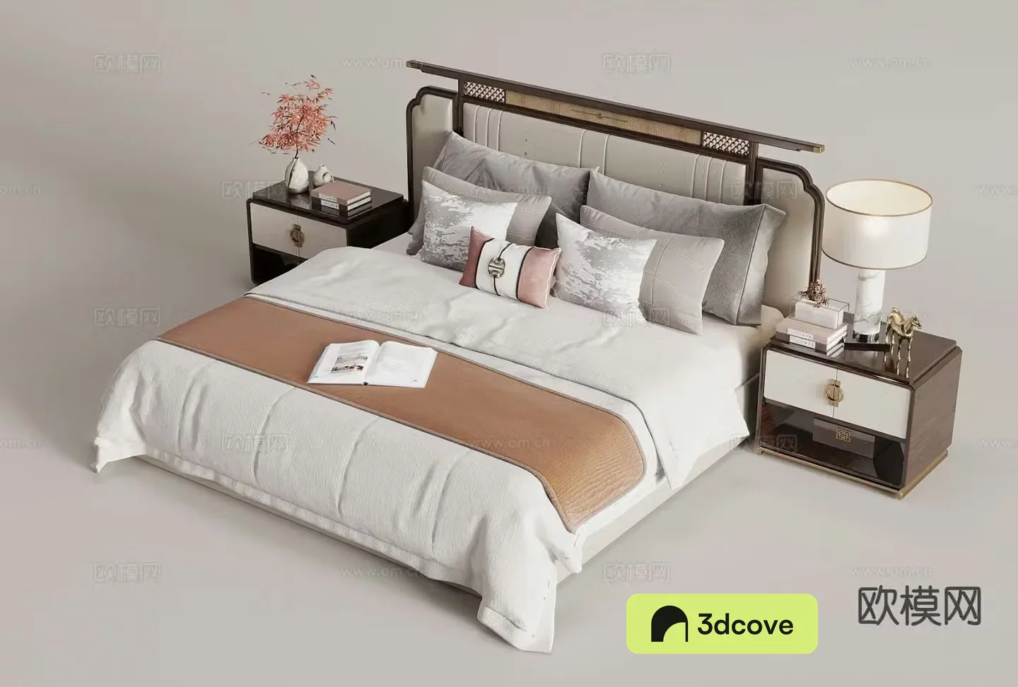 New Chinese style double bed
