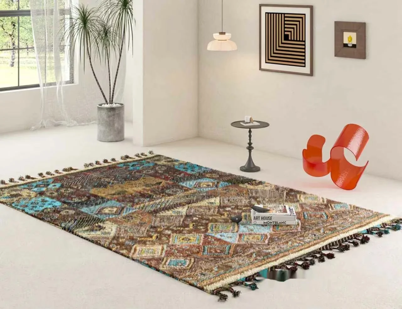 A Vibrant Rug 3D Model – 13545 – VRAY Render