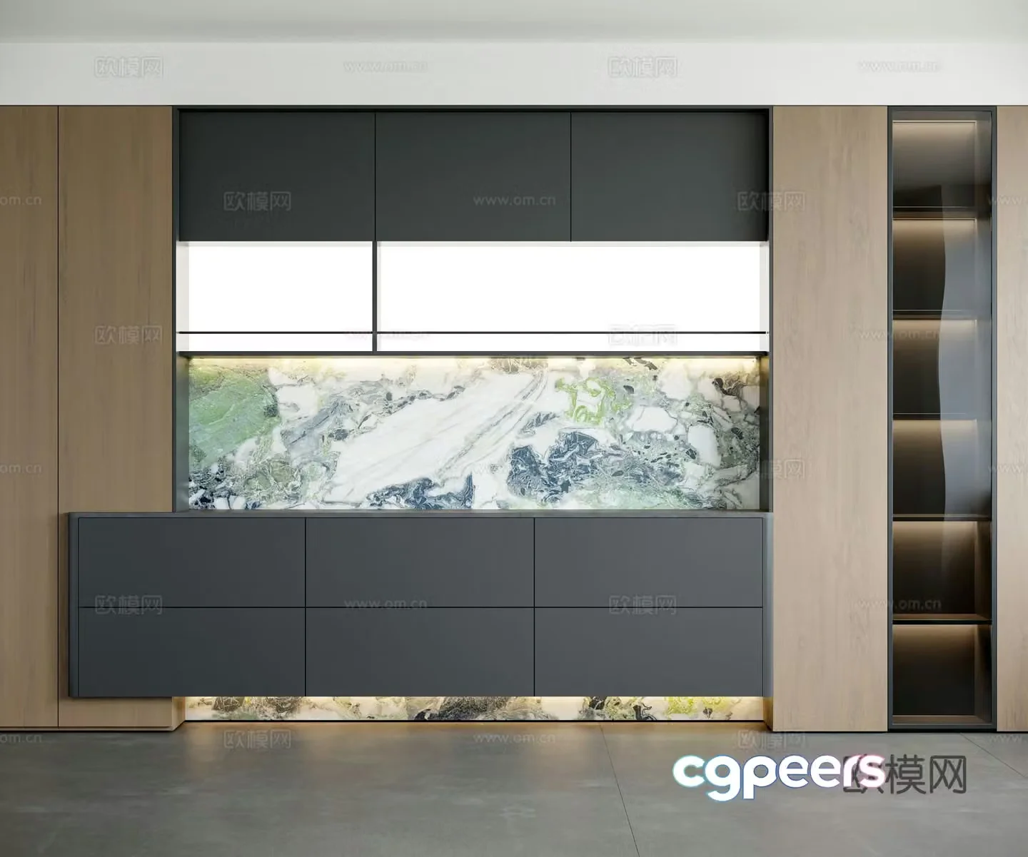 Modern sideboard 3d model