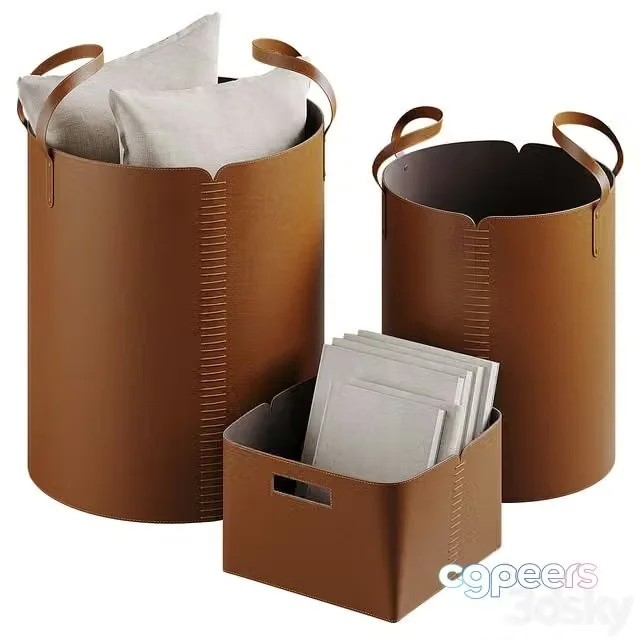 3ds Max Free – Hardy Leather Basket Collection