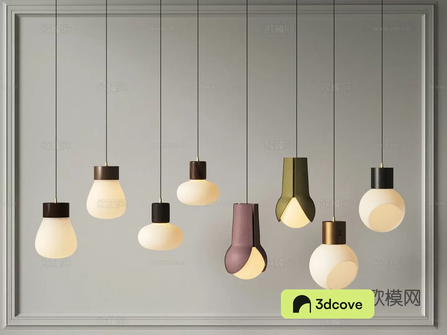 Medium retro small chandelier Simple retro small chandelier