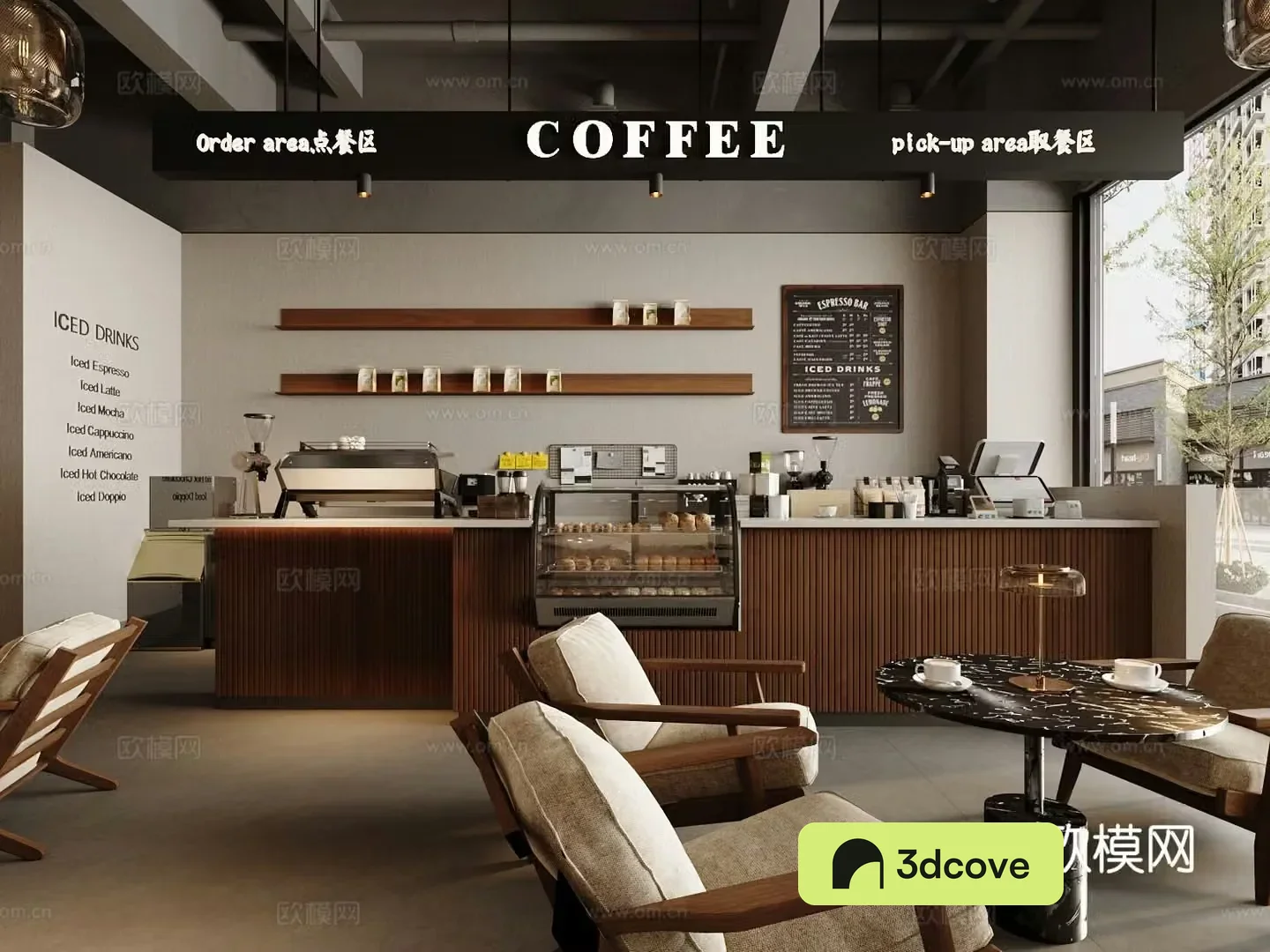 Wasabi Cafe 3D Model