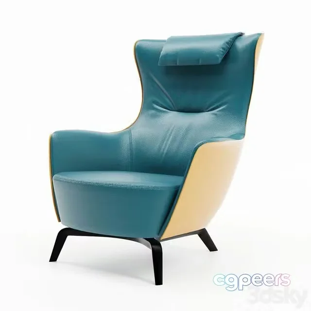 3ds Max Free – Poltrona frau mamy blue, armchair