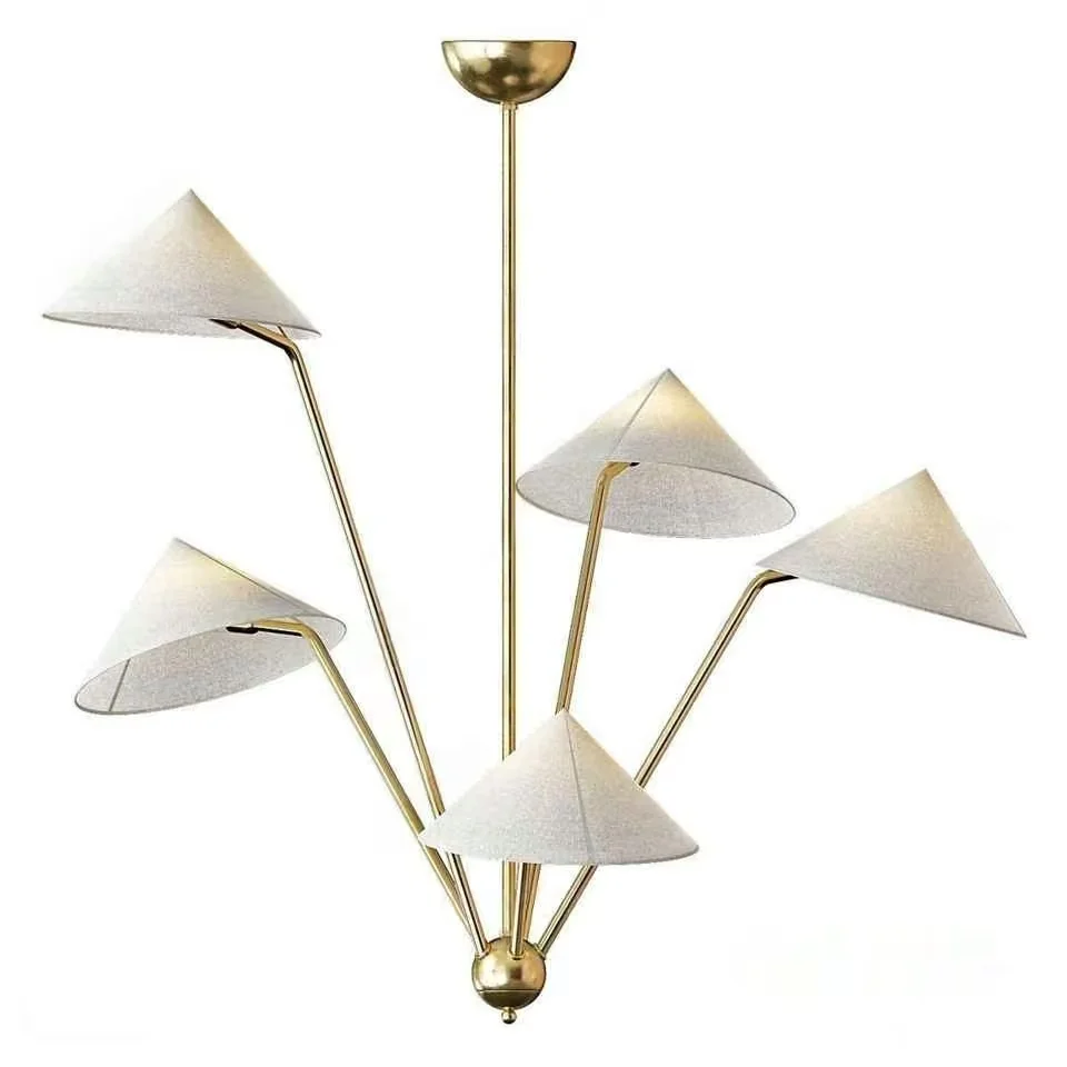 Gold Light Fixture 3D Model – 4244 – VRAY Render