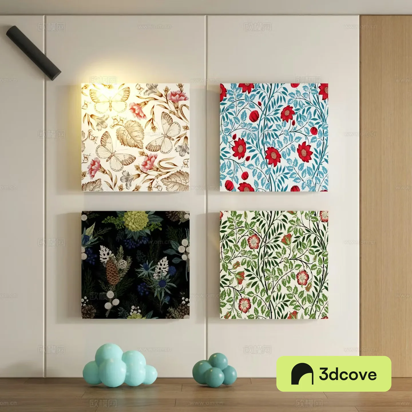 Modern children cartoon doodle decorative painting