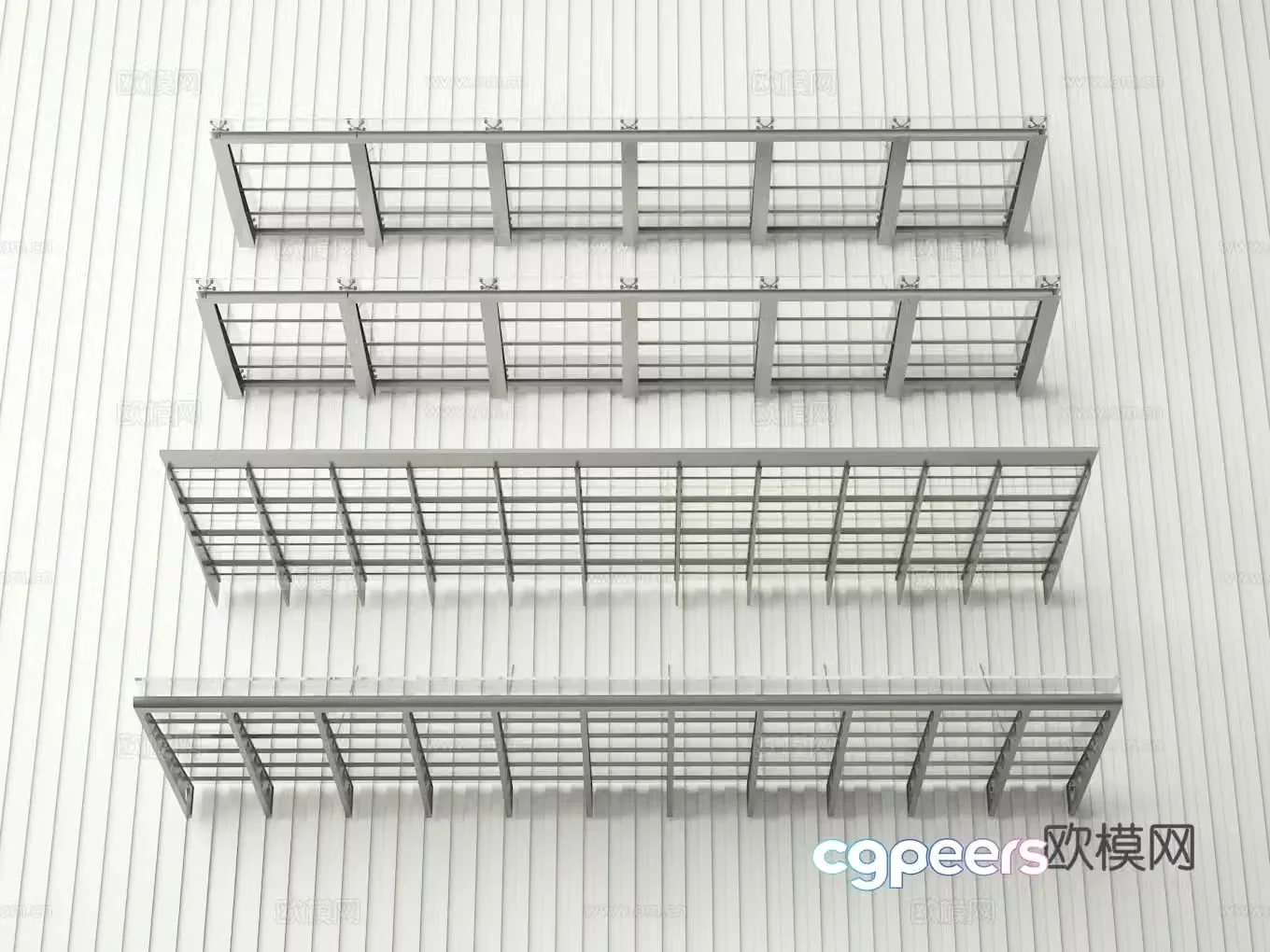 Glass shed 3d model