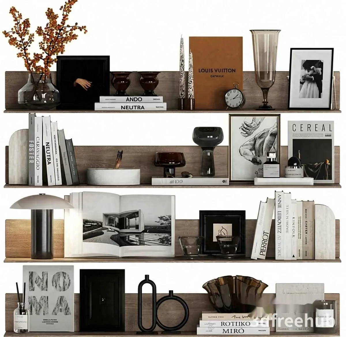 Modern Home Decor 3D Model – 22907 – VRAY Render