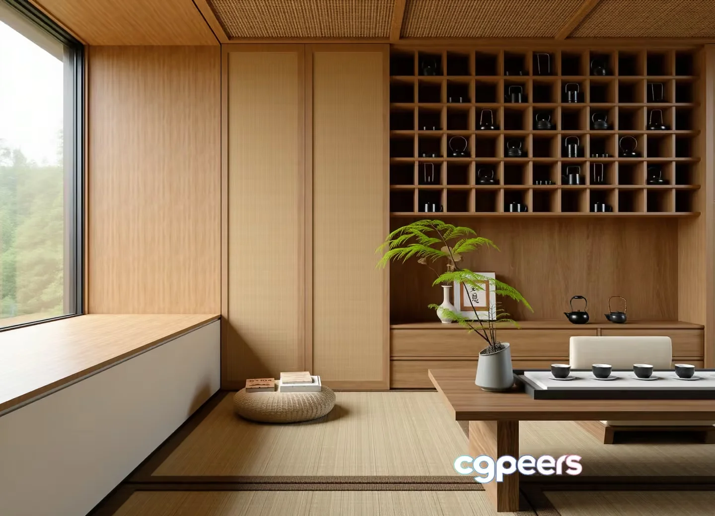 Japanese Room 3D Model – 7800 – VRAY Render