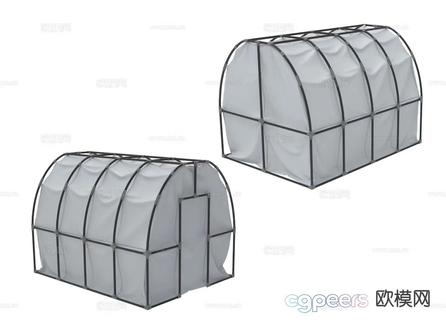 Outdoor tent 3d model