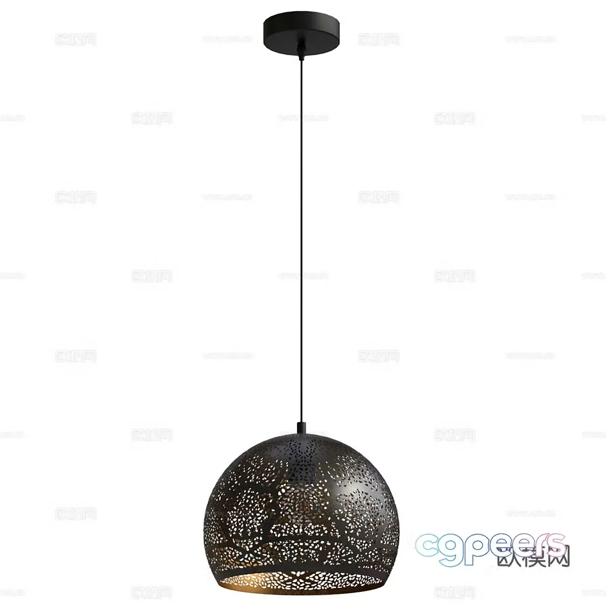 Wasabi wind chandelier Industrial wind chandelier Restaurant chandelier Bar chandelier Bedside chandelier Cafe 3D model