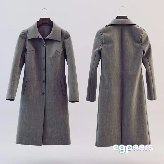 3ds Max Free – Eldorado Coat-1