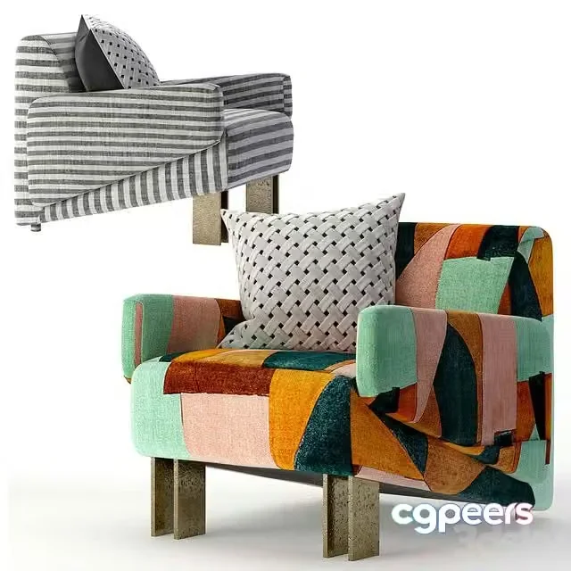 3ds Max Free – Kelly Wearstler Zephyr Club Chair