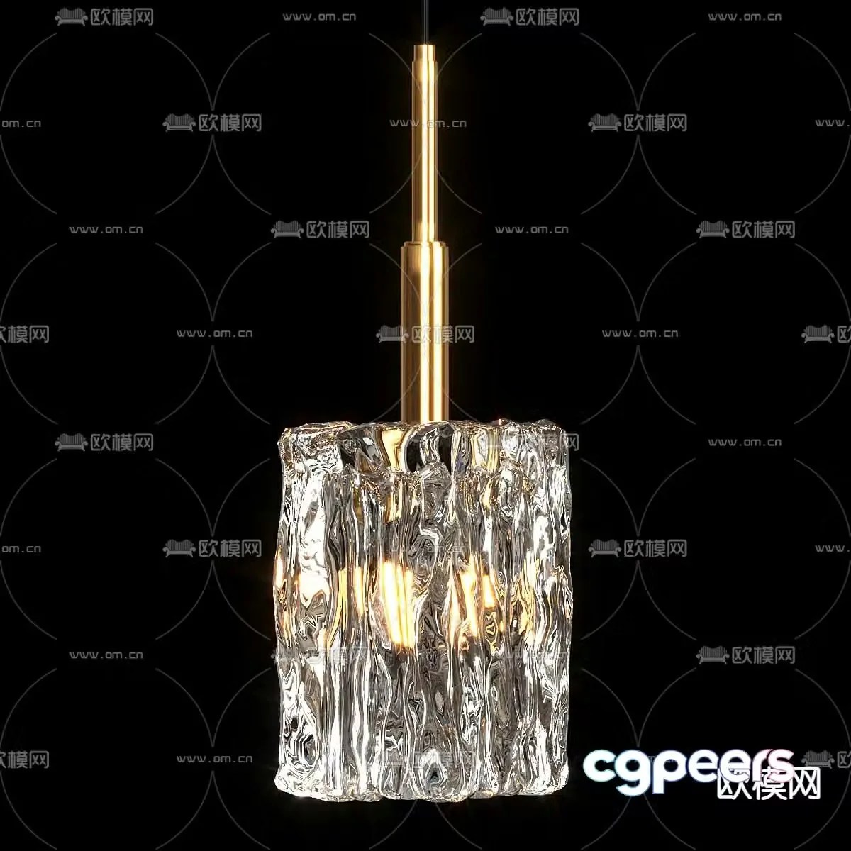 Light luxury chandeliers crystal chandeliers 3D model