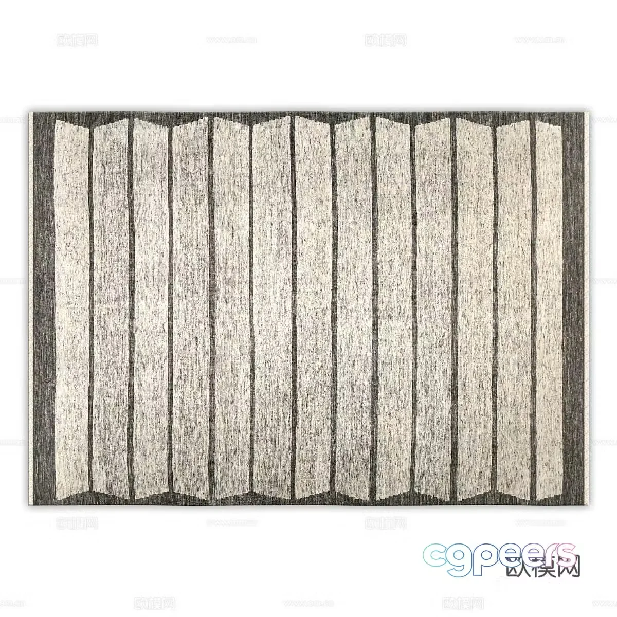 Modern minimalist carpet Carpet Simple carpet Living room carpet 3d model