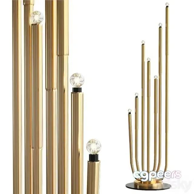 3ds Max Free – Stardust Floor Lamp DelightFULL