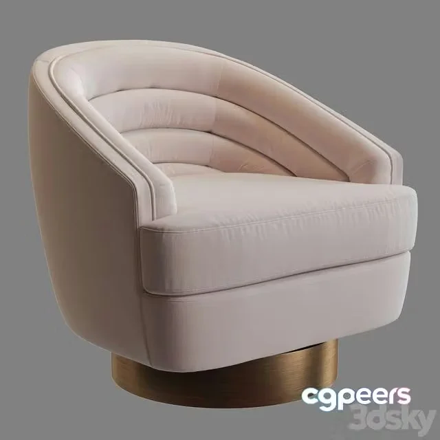 3ds Max Free – Chair SAFAVIEH Arvilla Swivel Club Chair