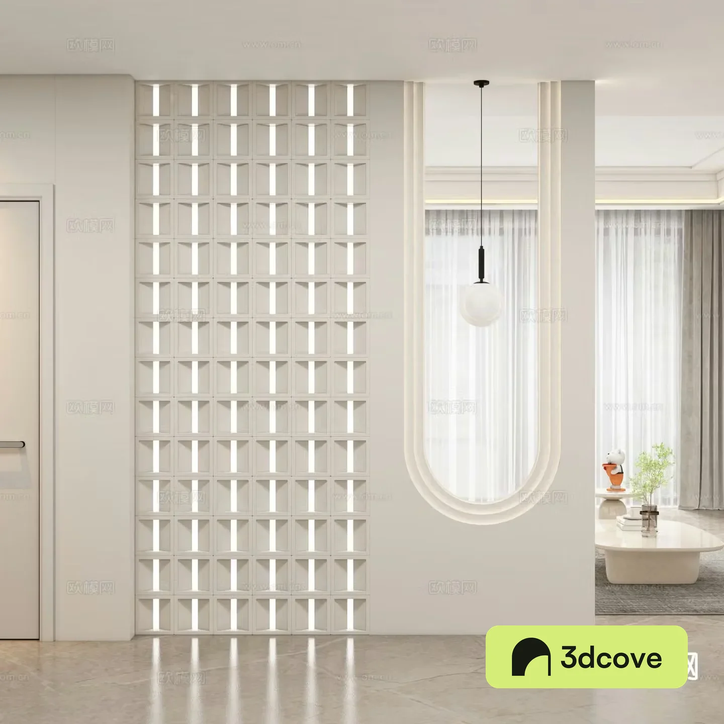 Modern entrance hall