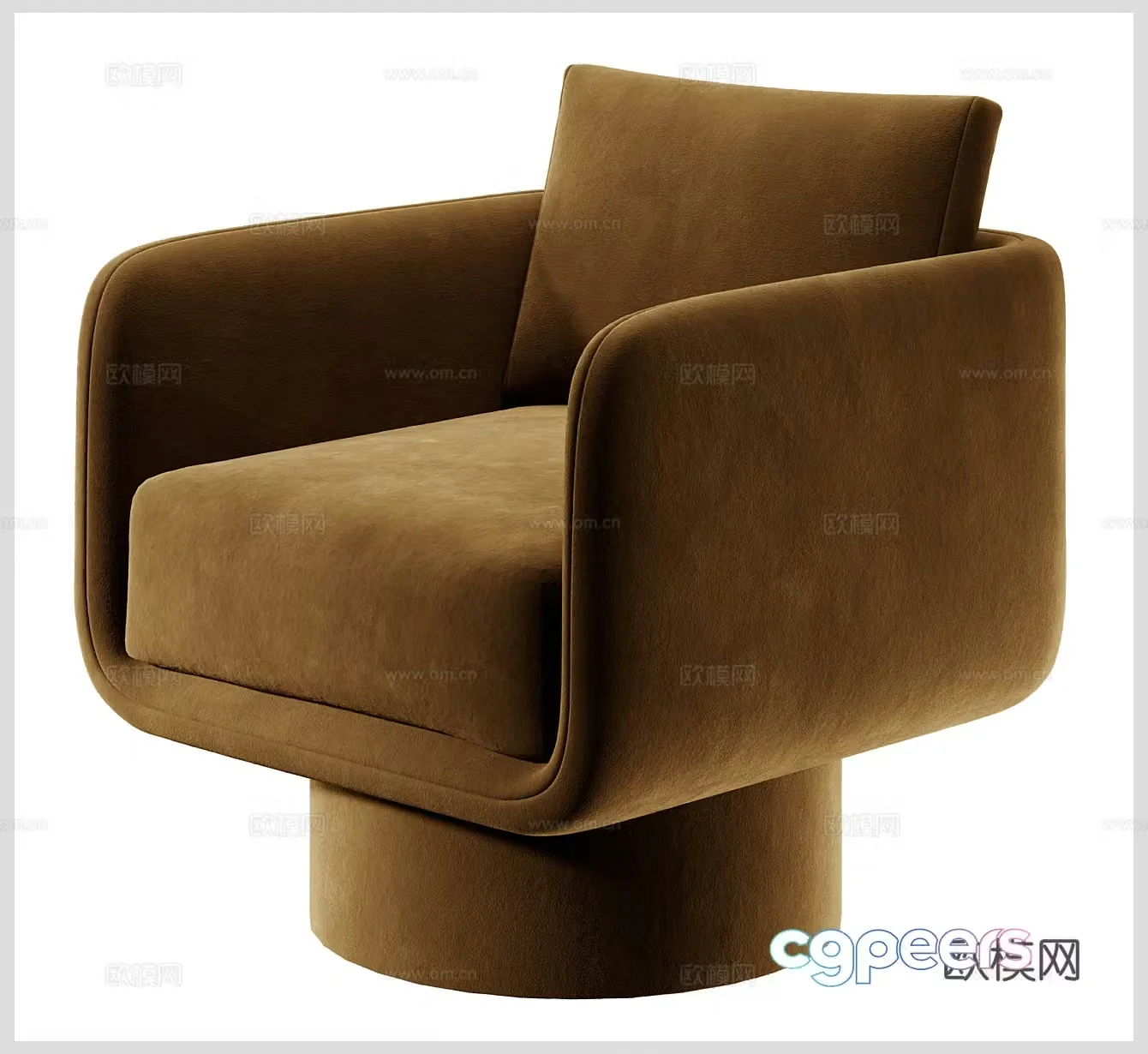 Modern single sofa Fabric single sofa Fabric single chair Fabric casual chair Fabric book chair 3d model