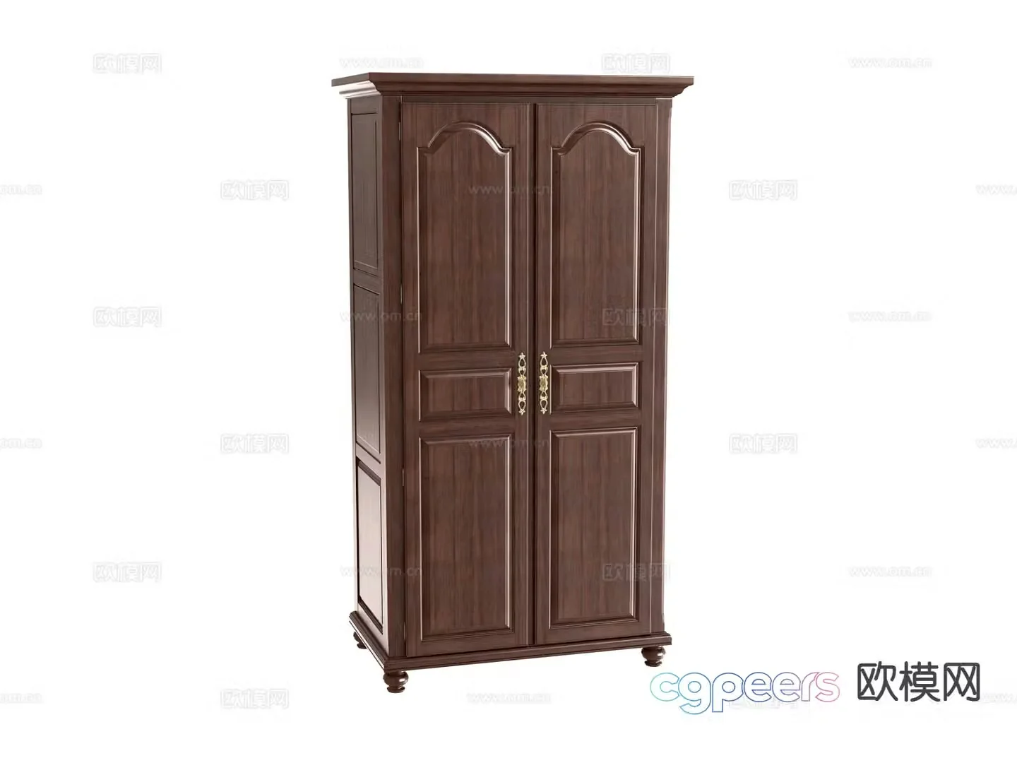 American wardrobe finished wardrobe 3d model