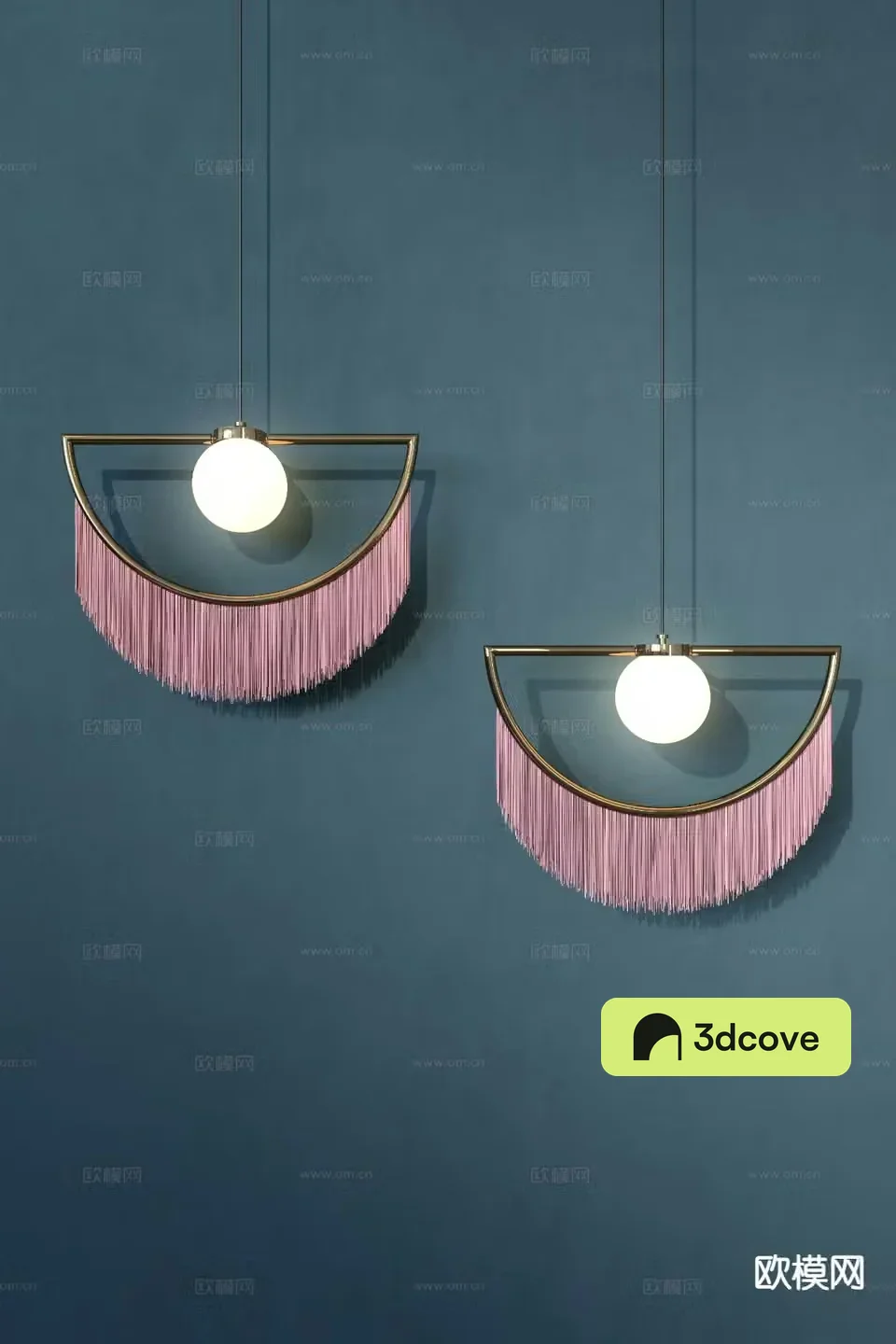 Modern tassel small chandelier