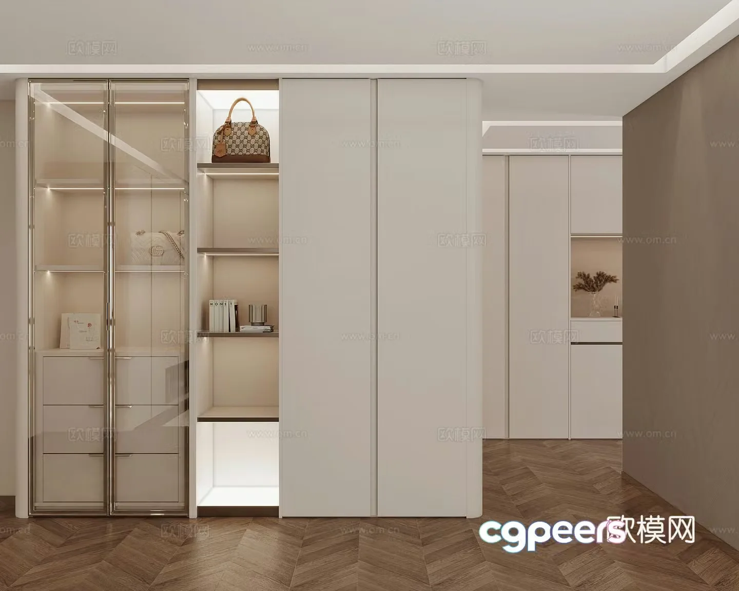 Cloakroom 3d model