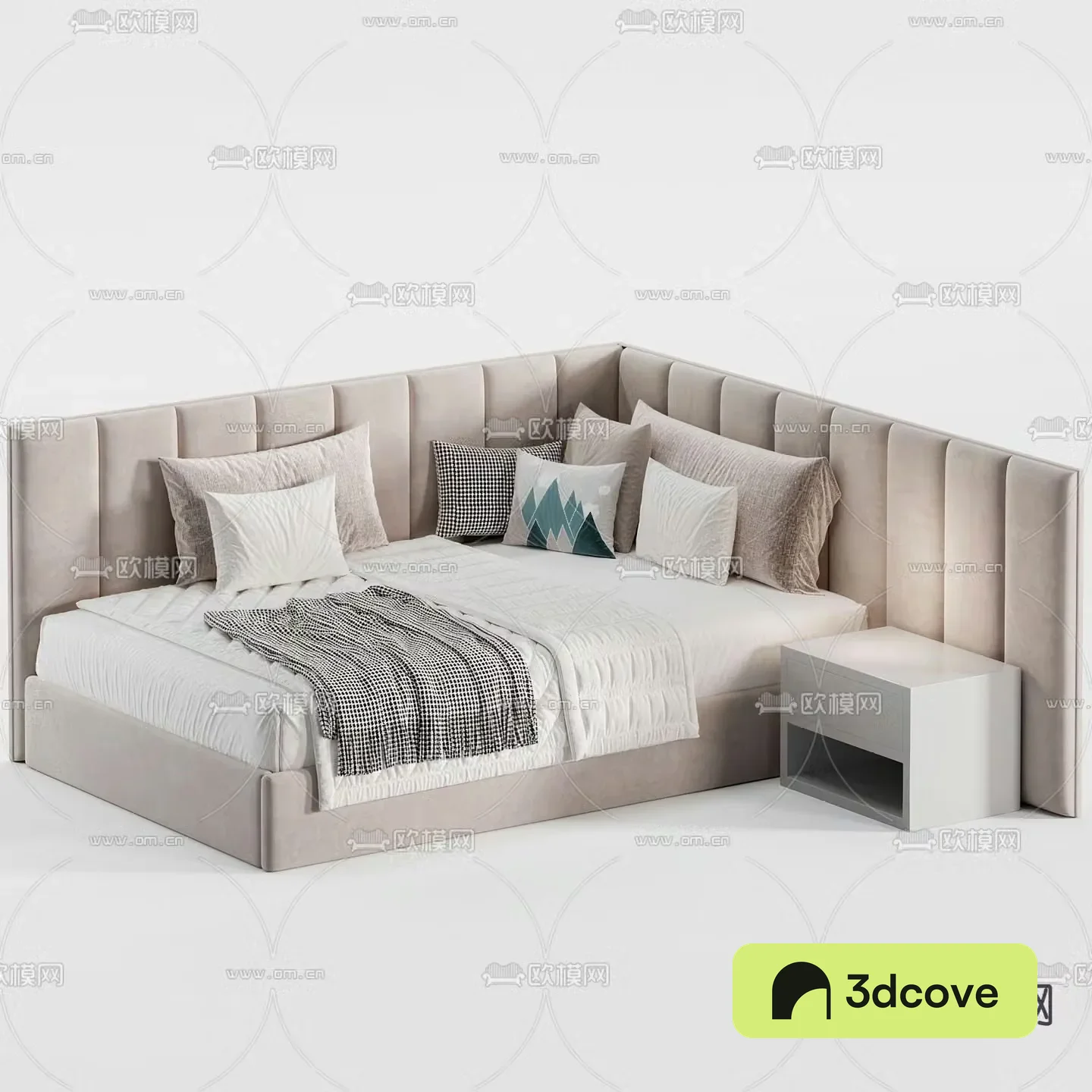 Modern single bed