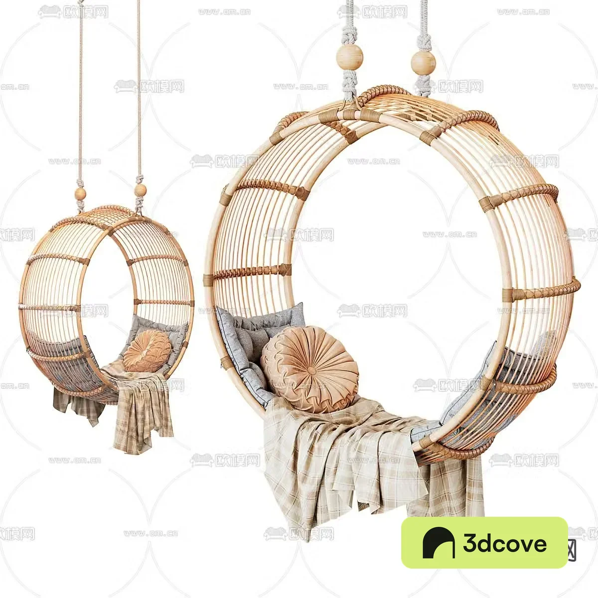 Rattan hanging chair rocking chair balcony chair