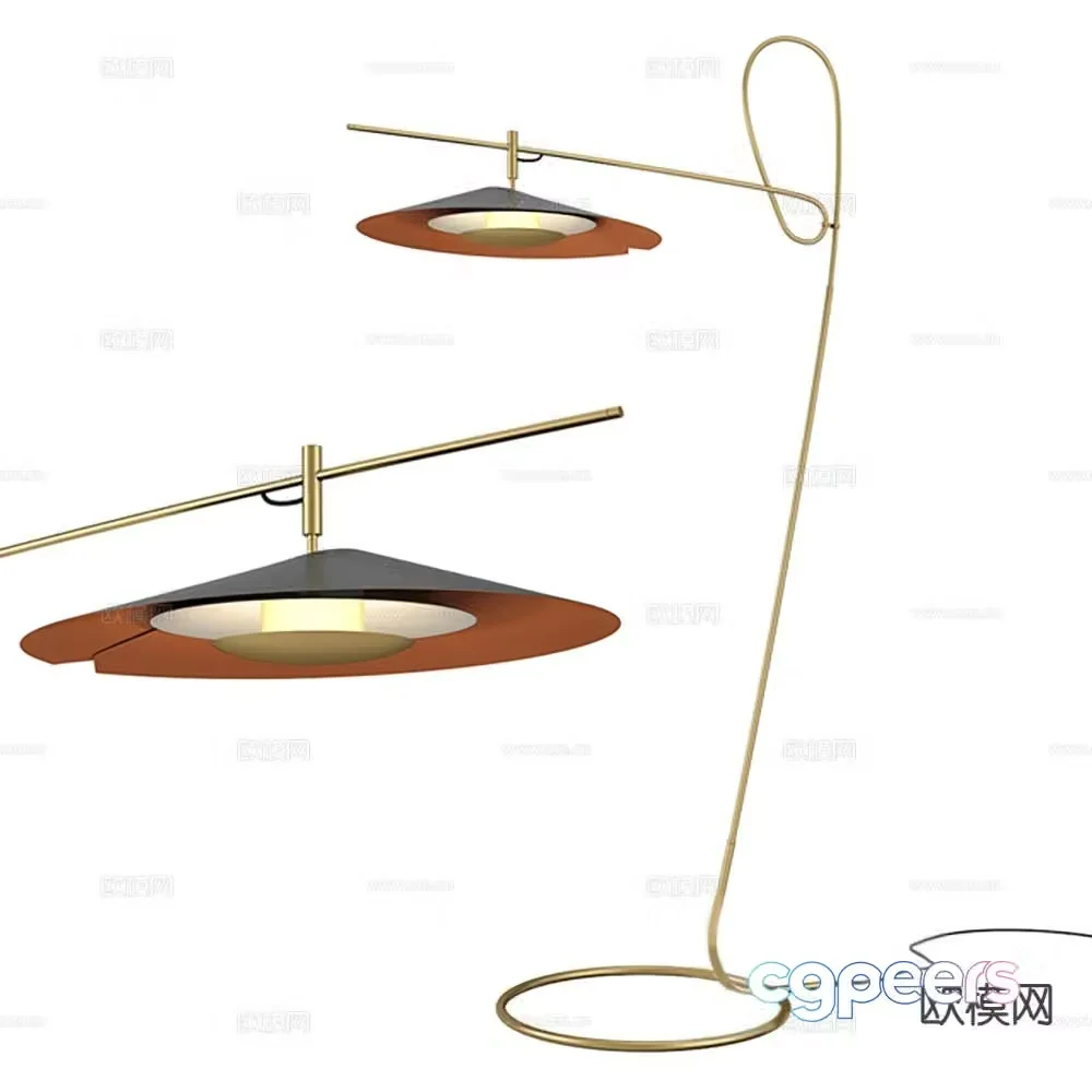 Floor lamp art lamp 3d model