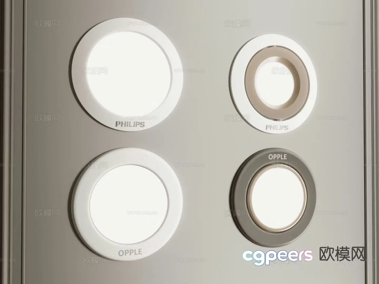 Modern downlight spotlight 3d model