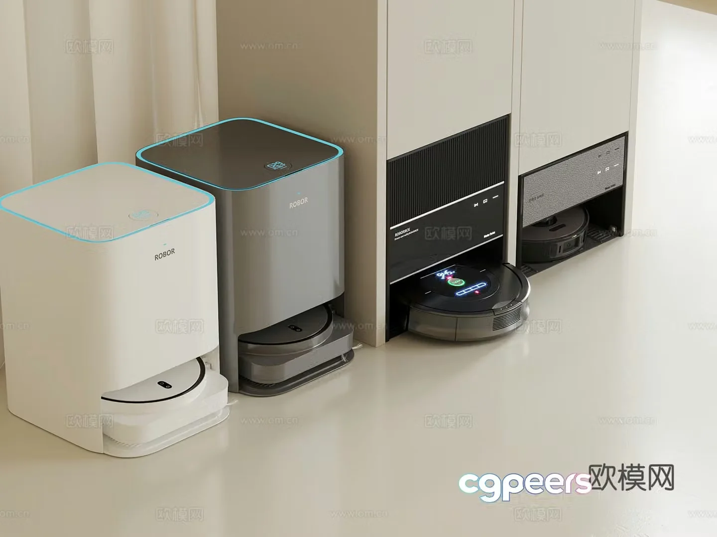 3D model of sweeping robot