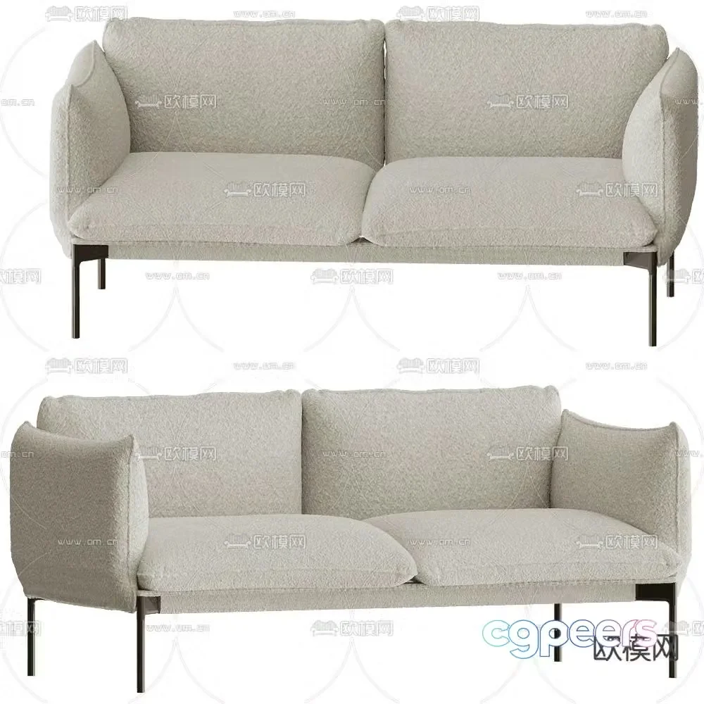 COEDITION loveseat 3d model
