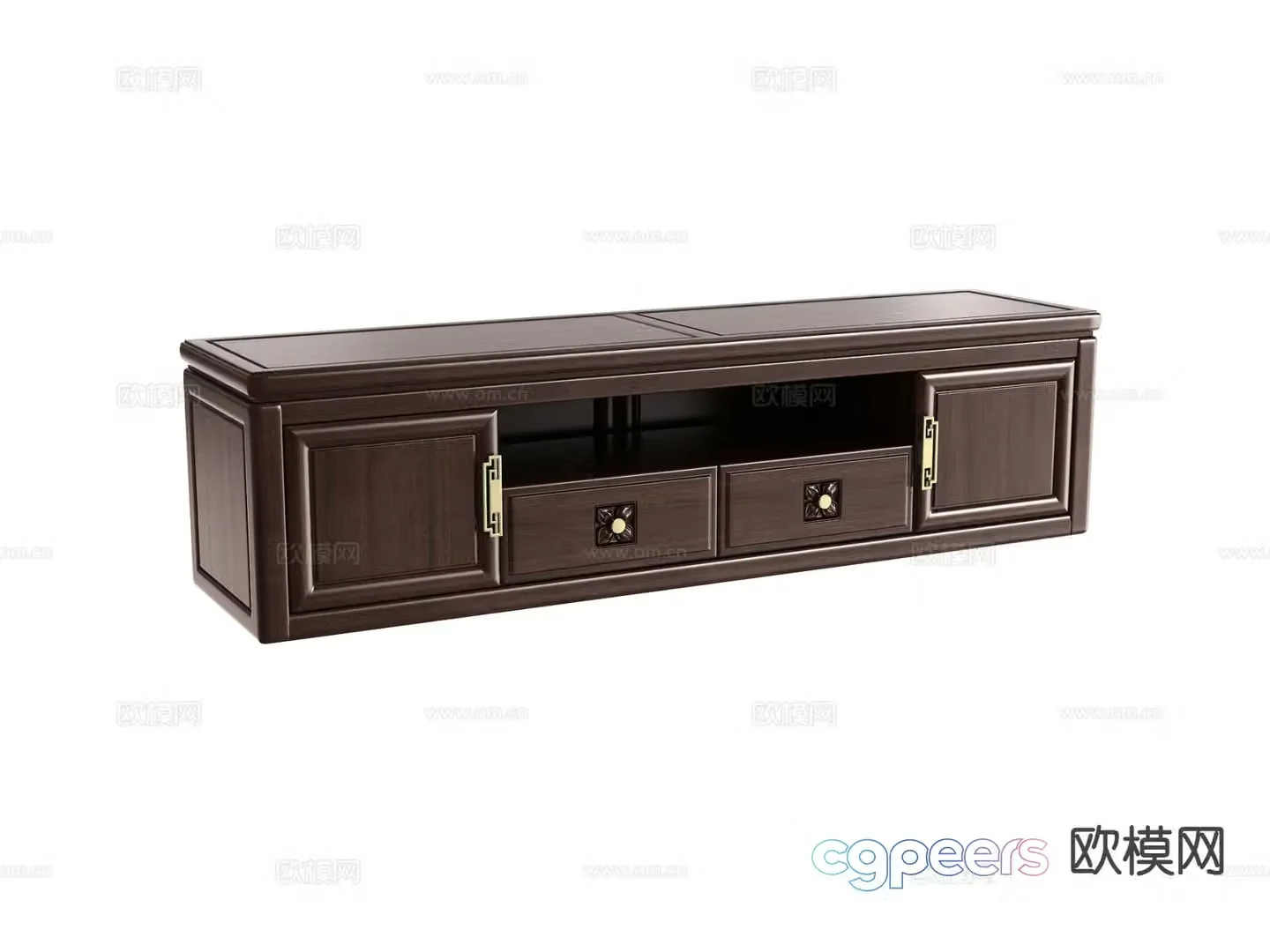 New Chinese style TV cabinet 3d model