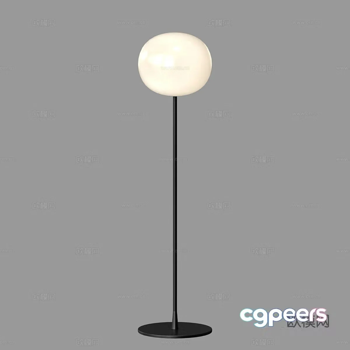 Nordic simple floor lamp Floor lamp Simple floor lamp Study floor lamp Lamp 3D model