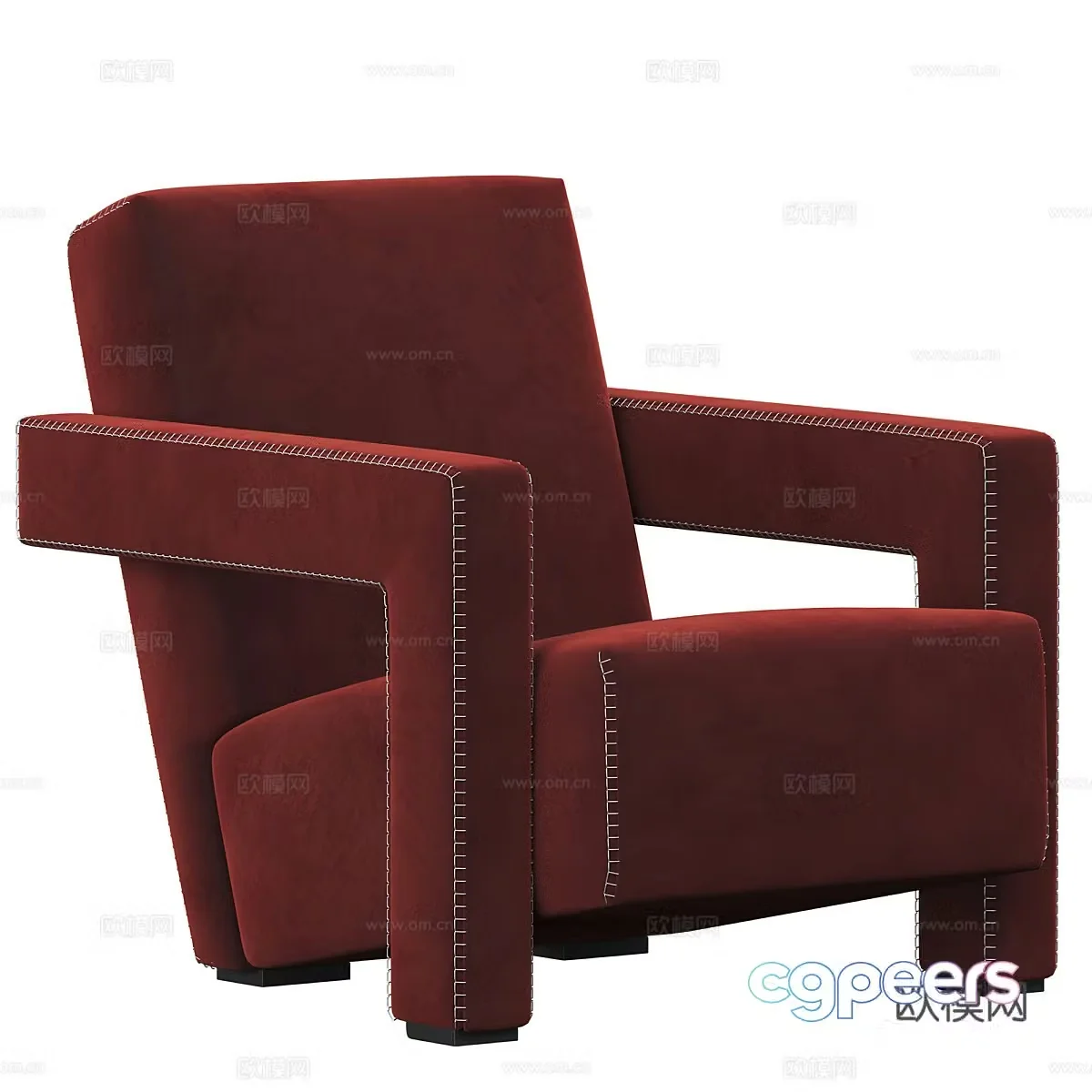 Modern sofa chair armchair 3d model