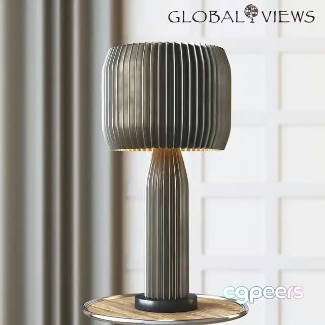 3ds Max Free – Global Views Crimp Table Lamp