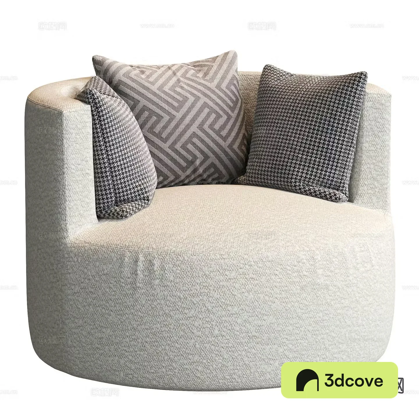 Modern single sofa leisure sofa