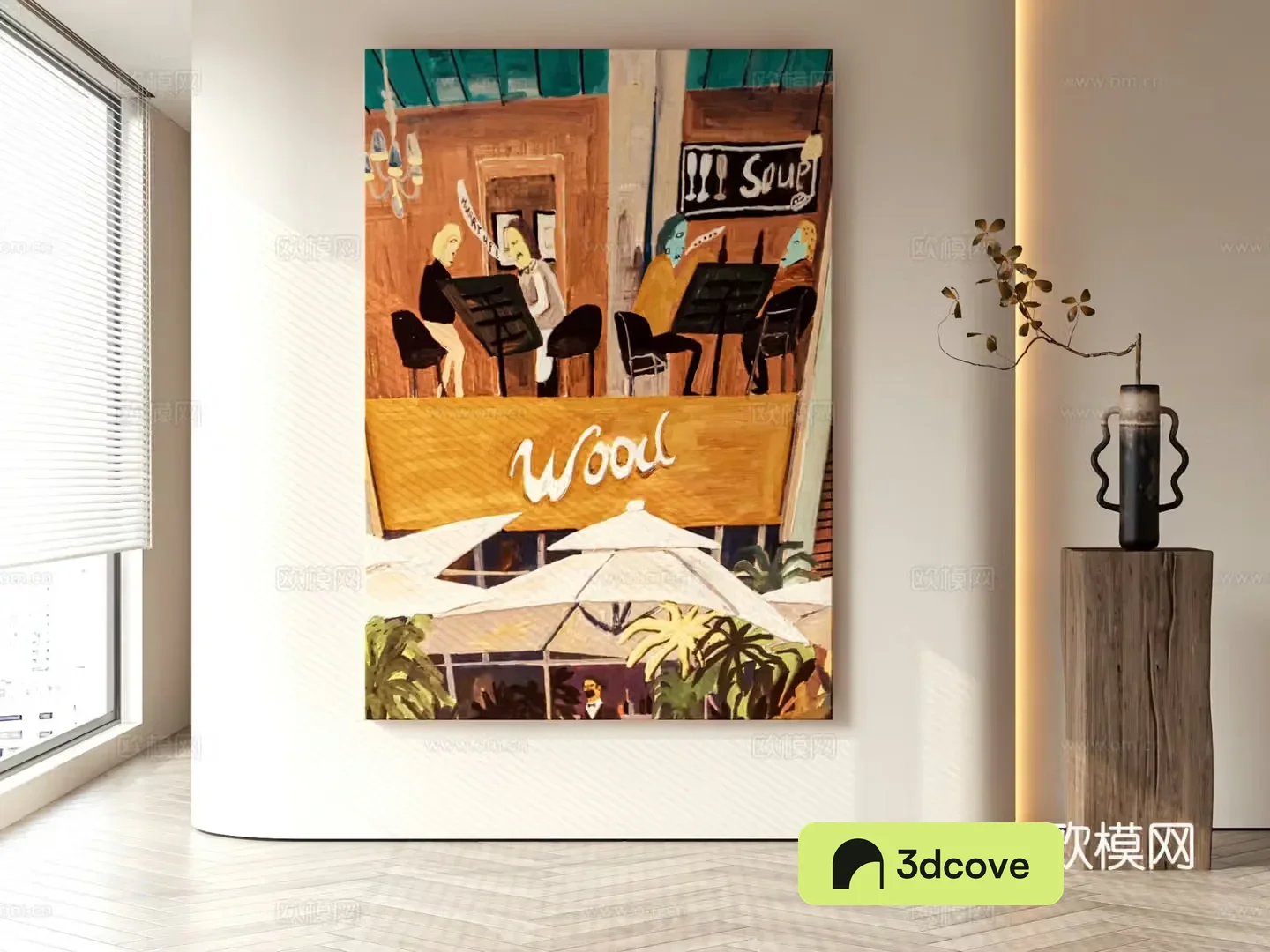 Modern abstract painting decorative painting