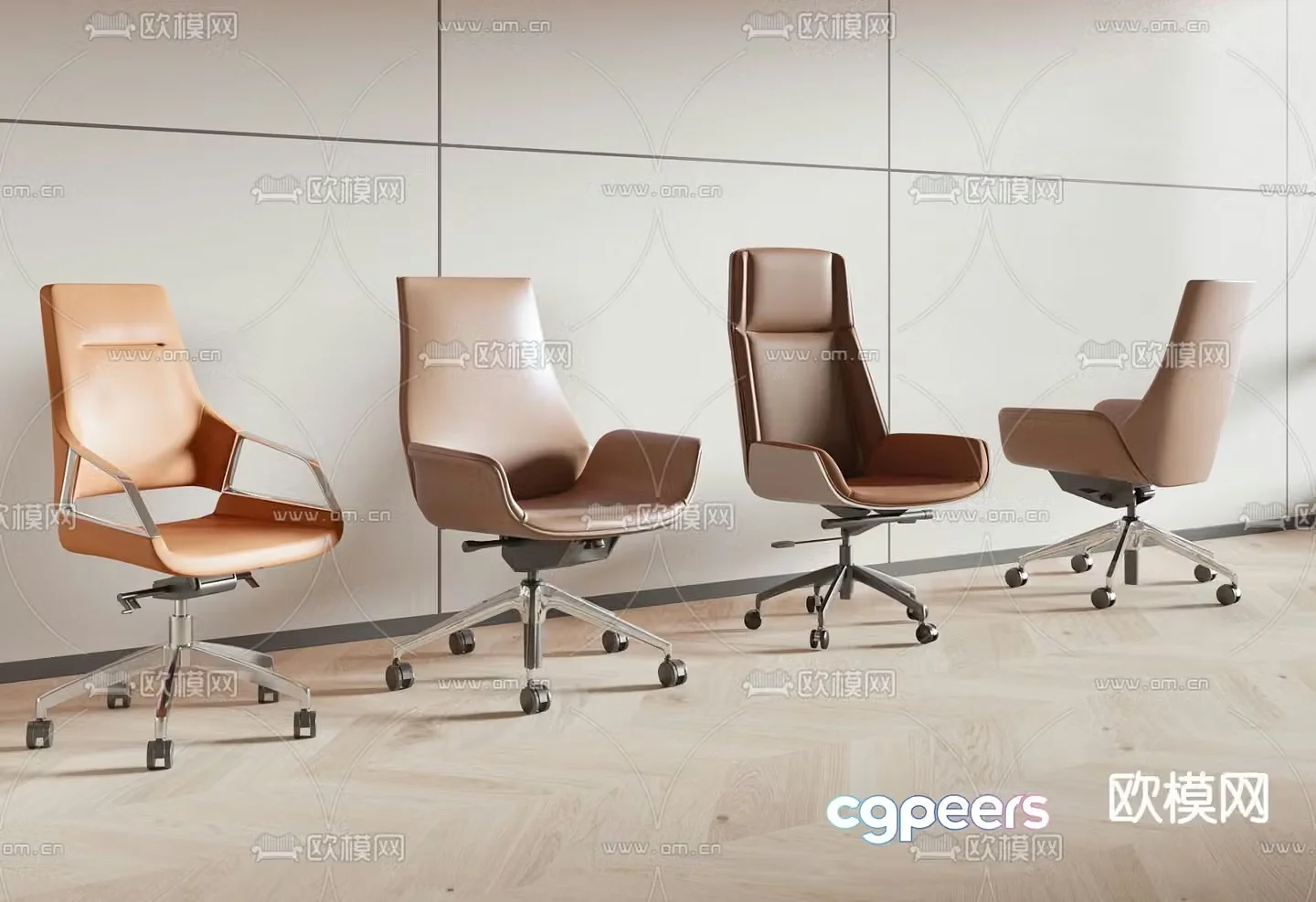 Office chair staff chair conference chair 3d model