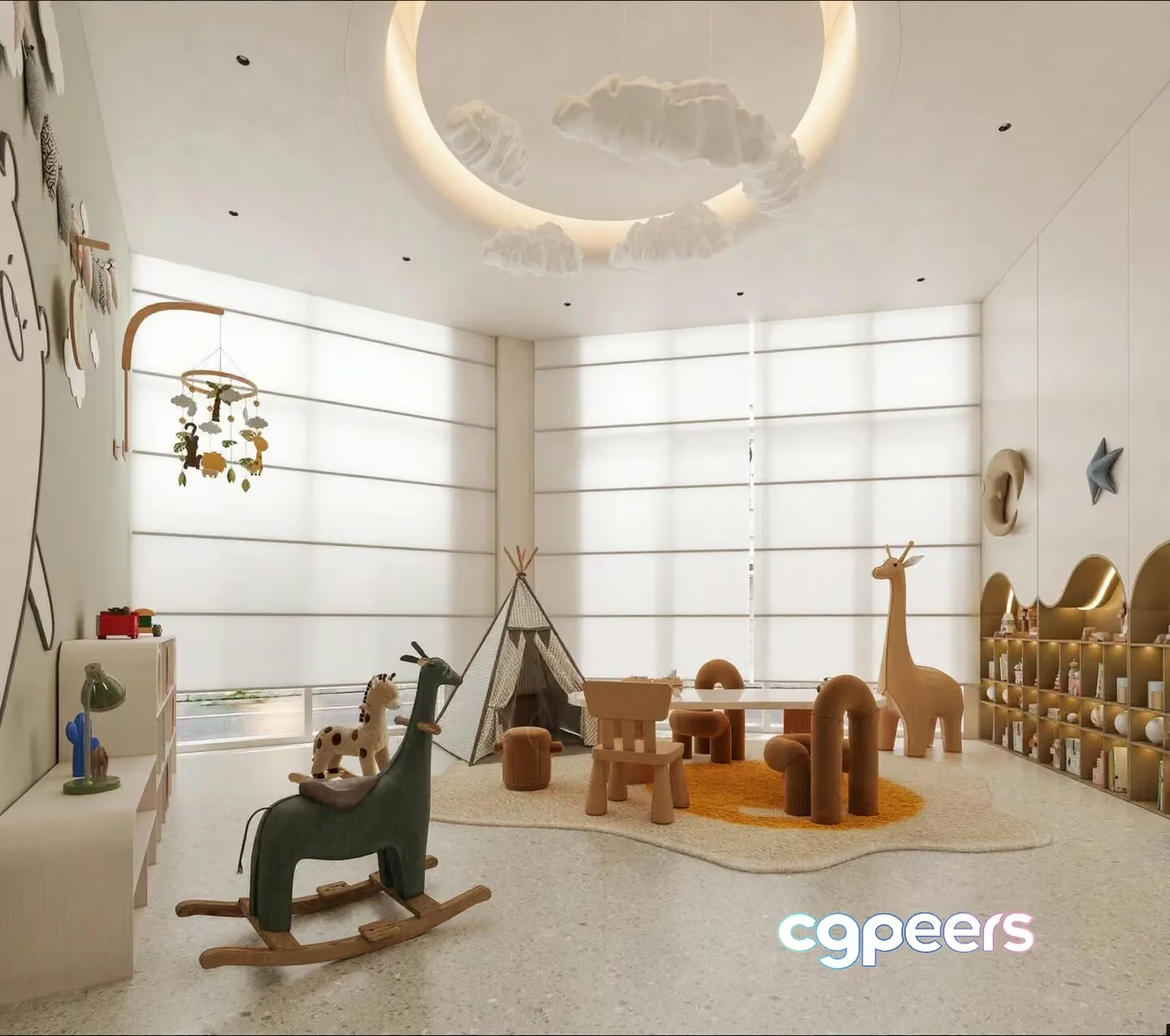 Modern Playroom 3D Model – 14569 – CORONA Render