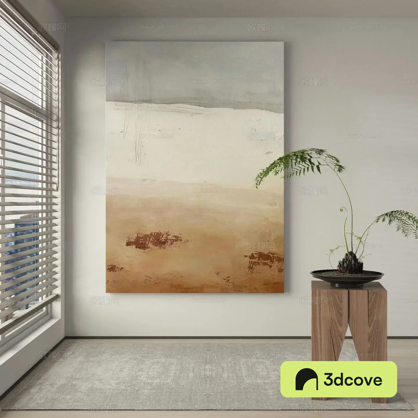 Modern texture painting decorative painting