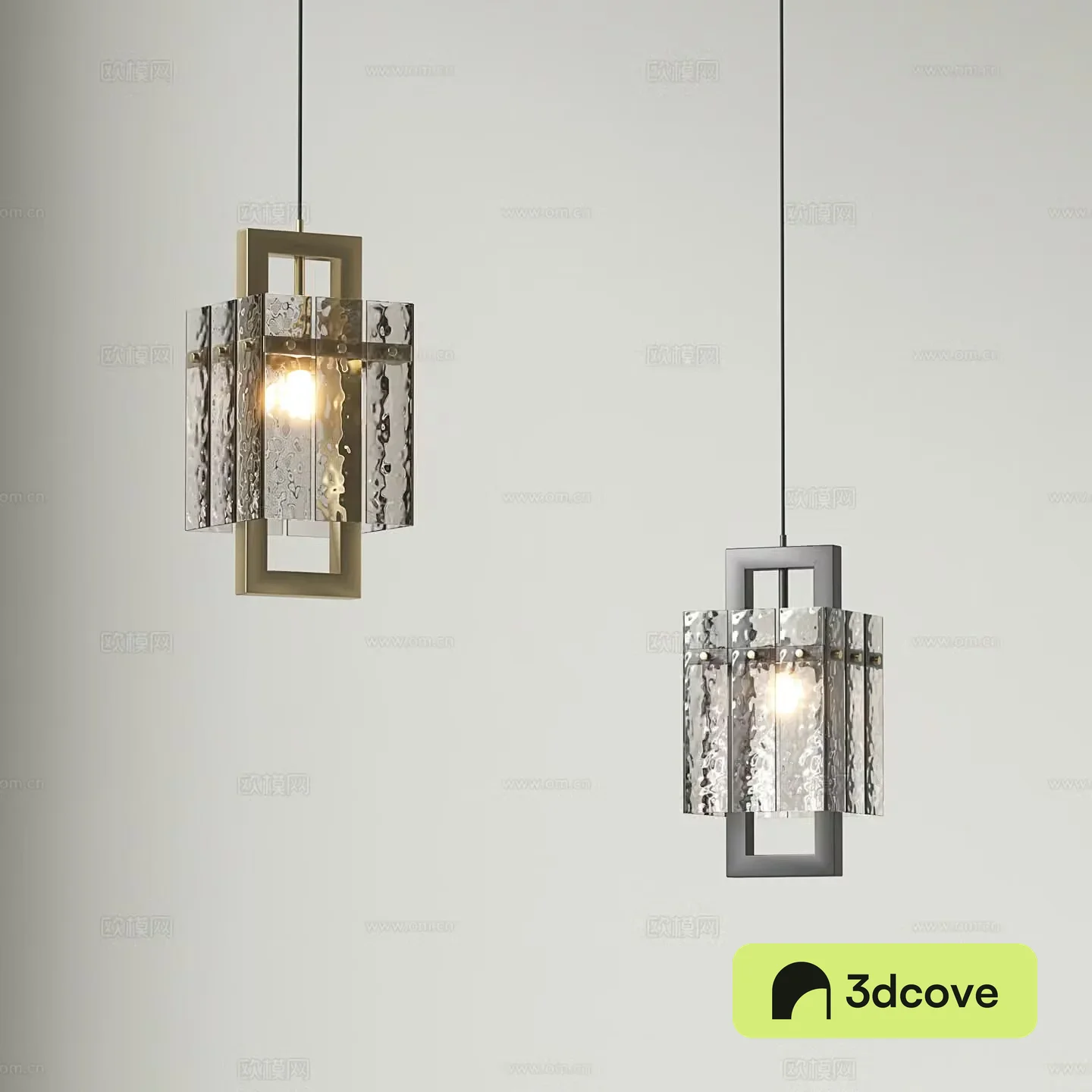 Light luxury chandelier restaurant chandelier glass chandelier