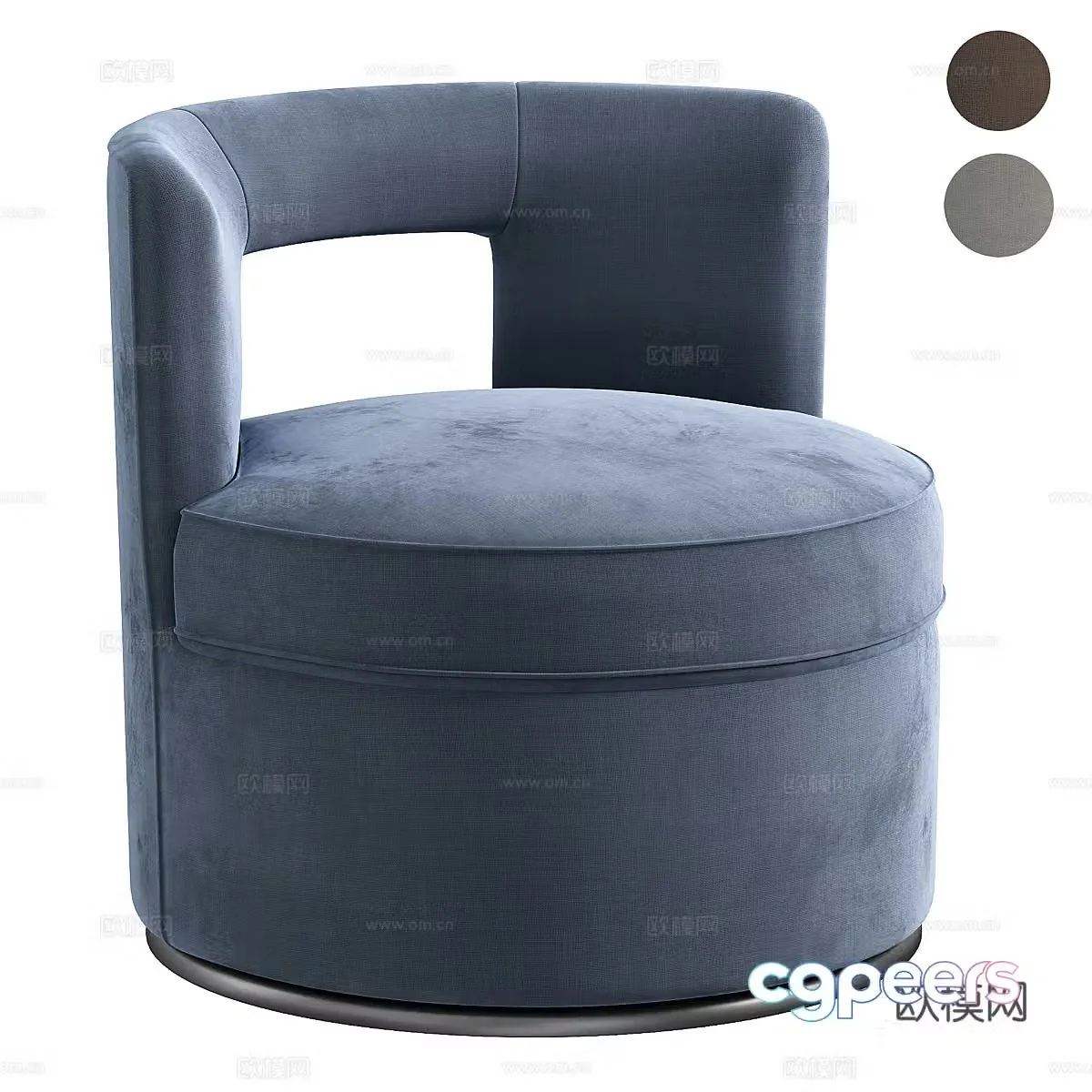 New Chinese casual chair 3D model